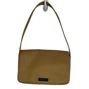 Guess Small Nylon Handbag Tan
